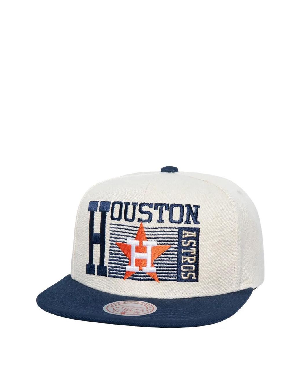 Mitchell & Ness Houston Astros Baseballkappe in White für Herren