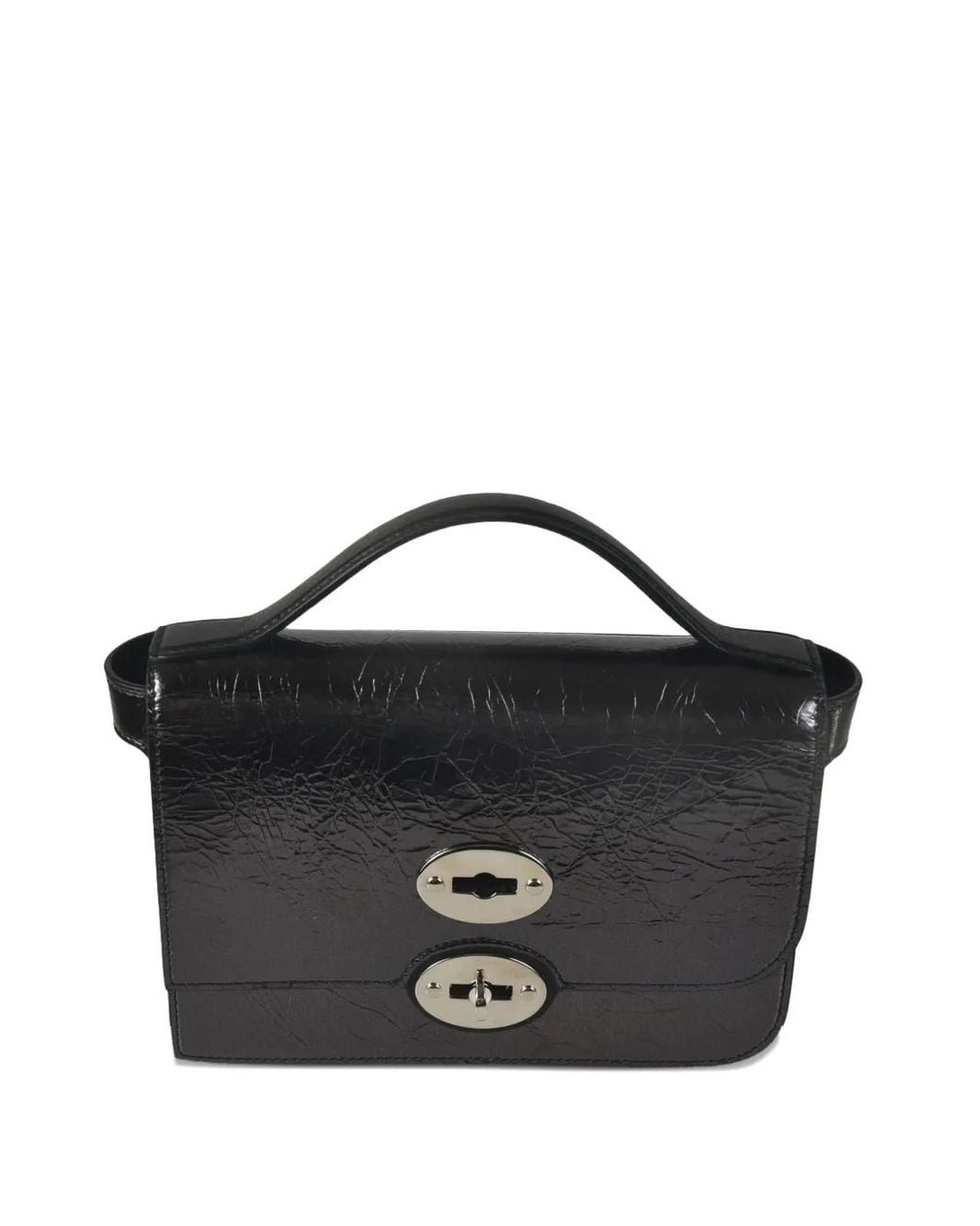 Zanellato Black Postina Shoulder Bag