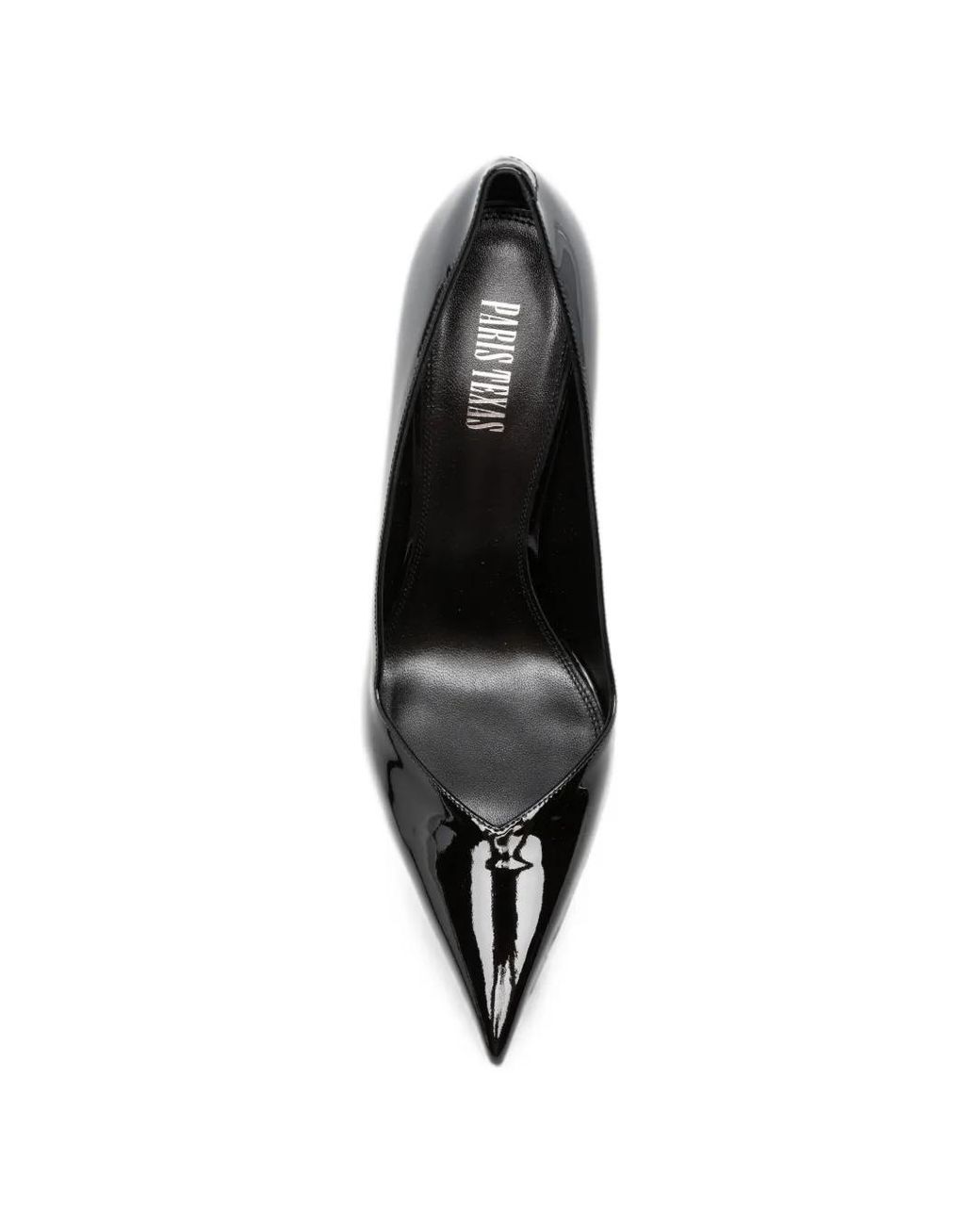Paris Texas Black Lidia Patent-Finish Pointed-Toe Pumps