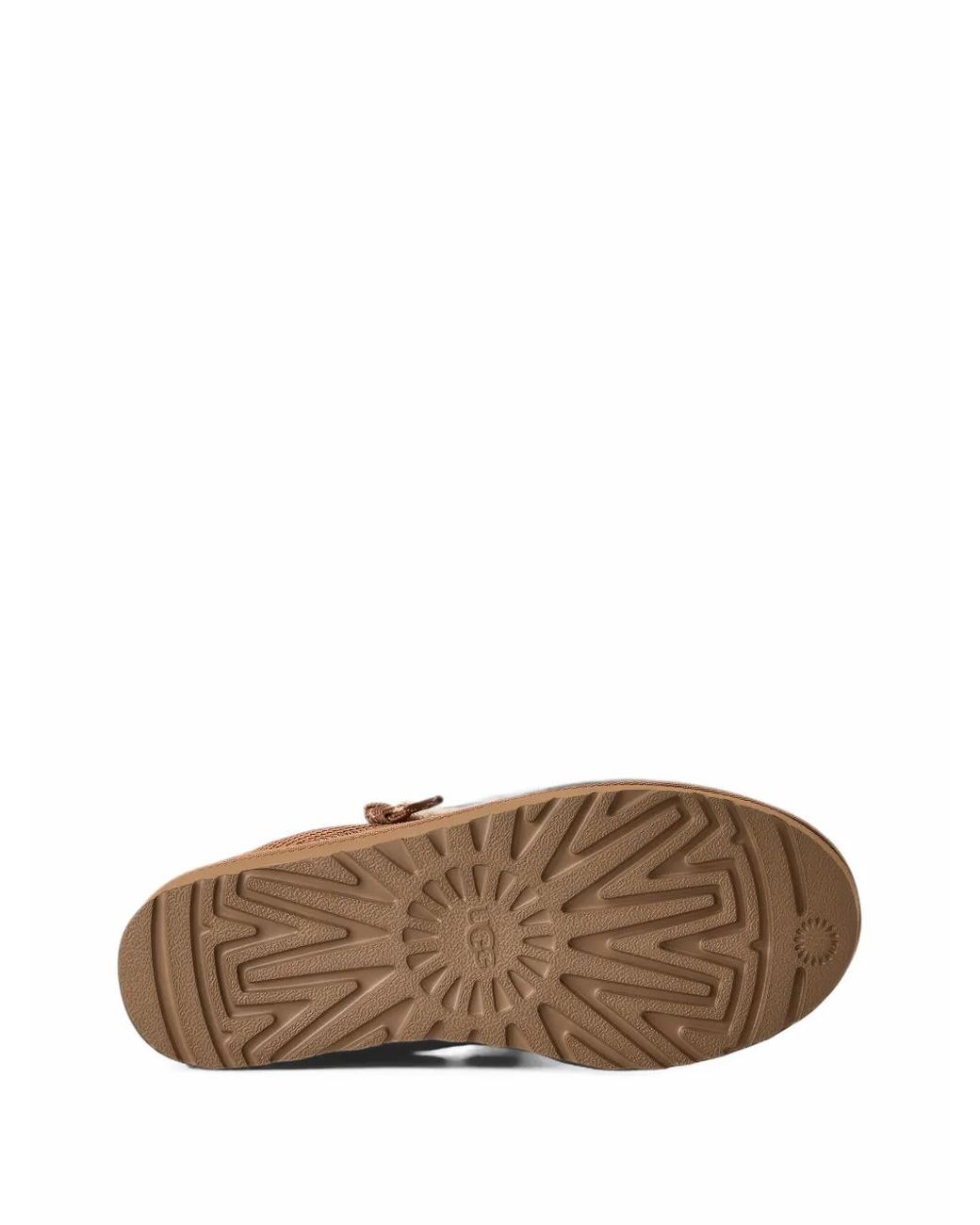 Ugg Brown Lo Lowmel Suede-Panelled Sneakers
