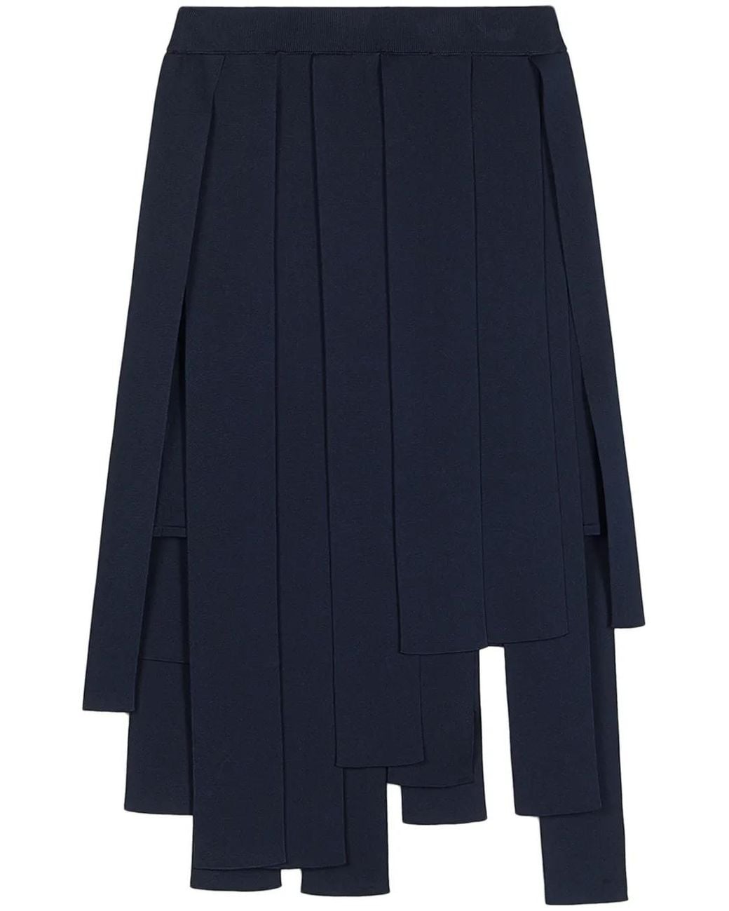 Ports 1961 Blue Asymmetric Skirt