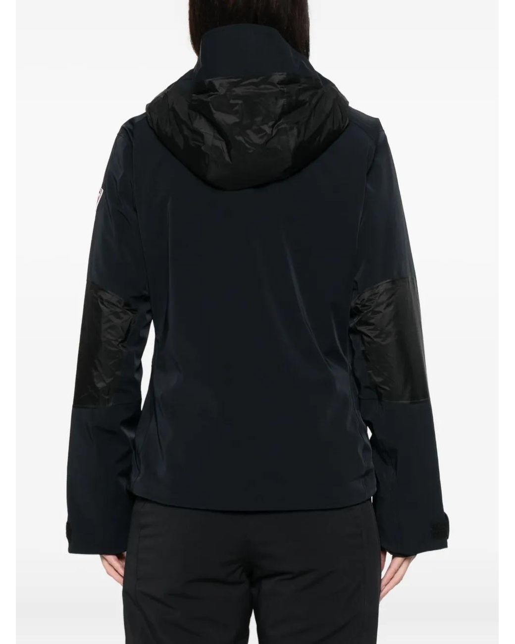 Rossignol Black Ciastel Hooded Panel Jacket