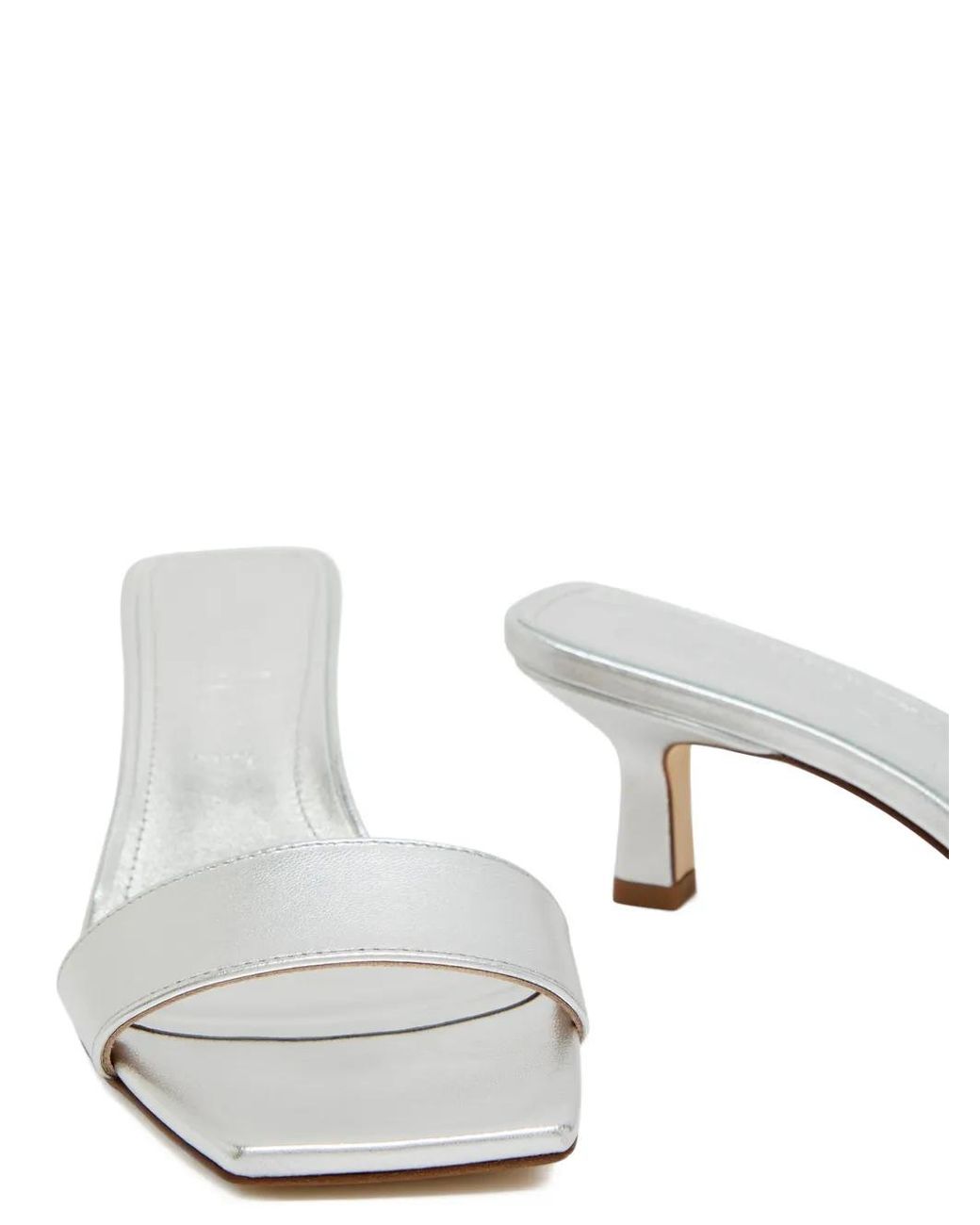 Aeyde White Gilly Strap Sandals