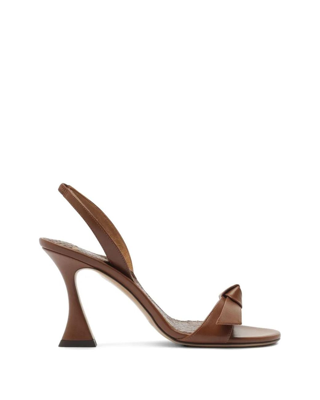 Alexandre Birman Brown Clarita Slingback Sandals