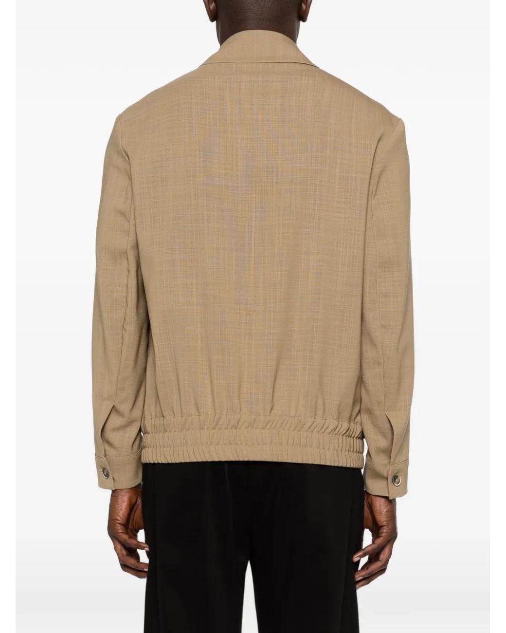 Barena Natural Coat Tibio Grana Khaki for men