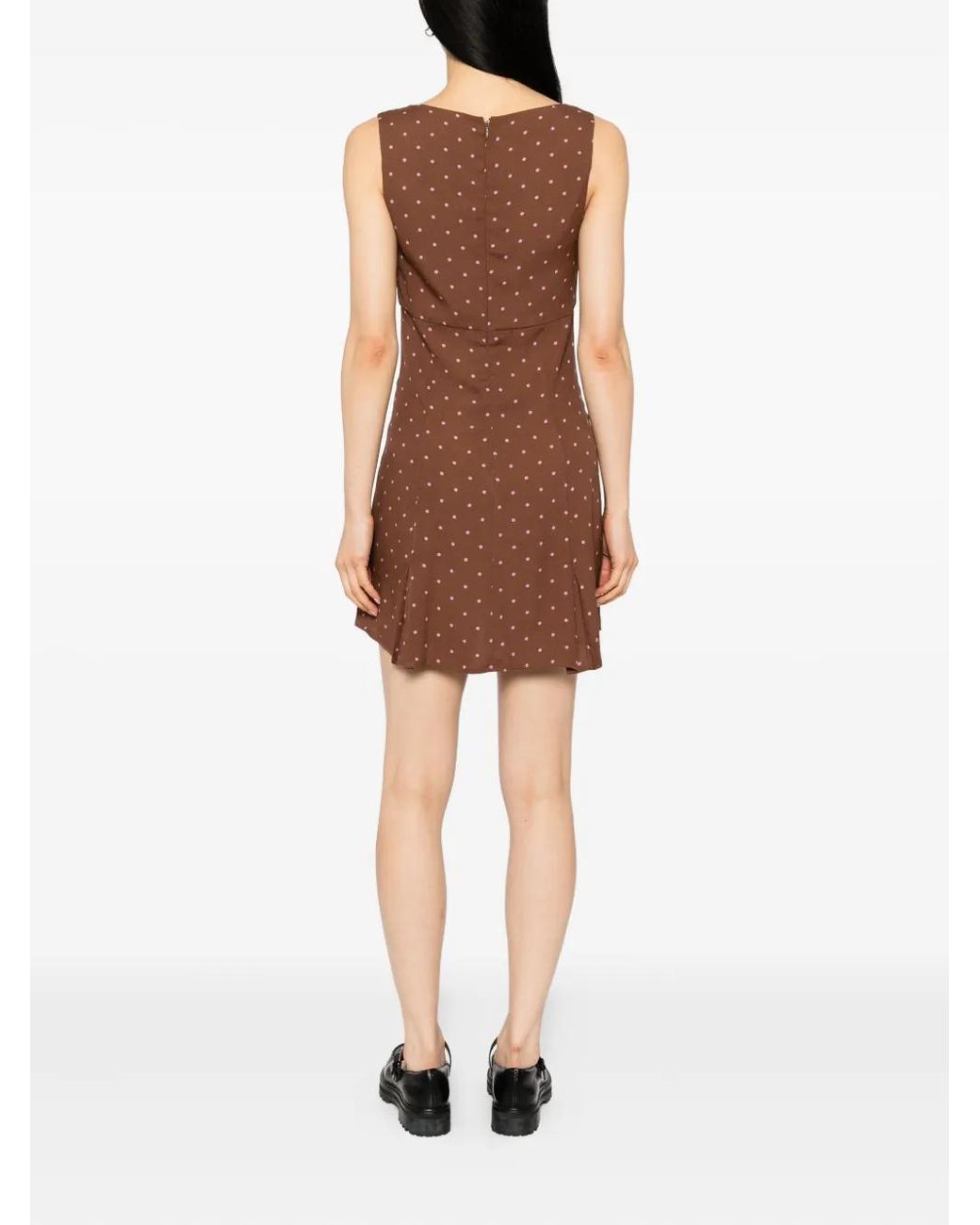 Reformation Brown Cher Dress