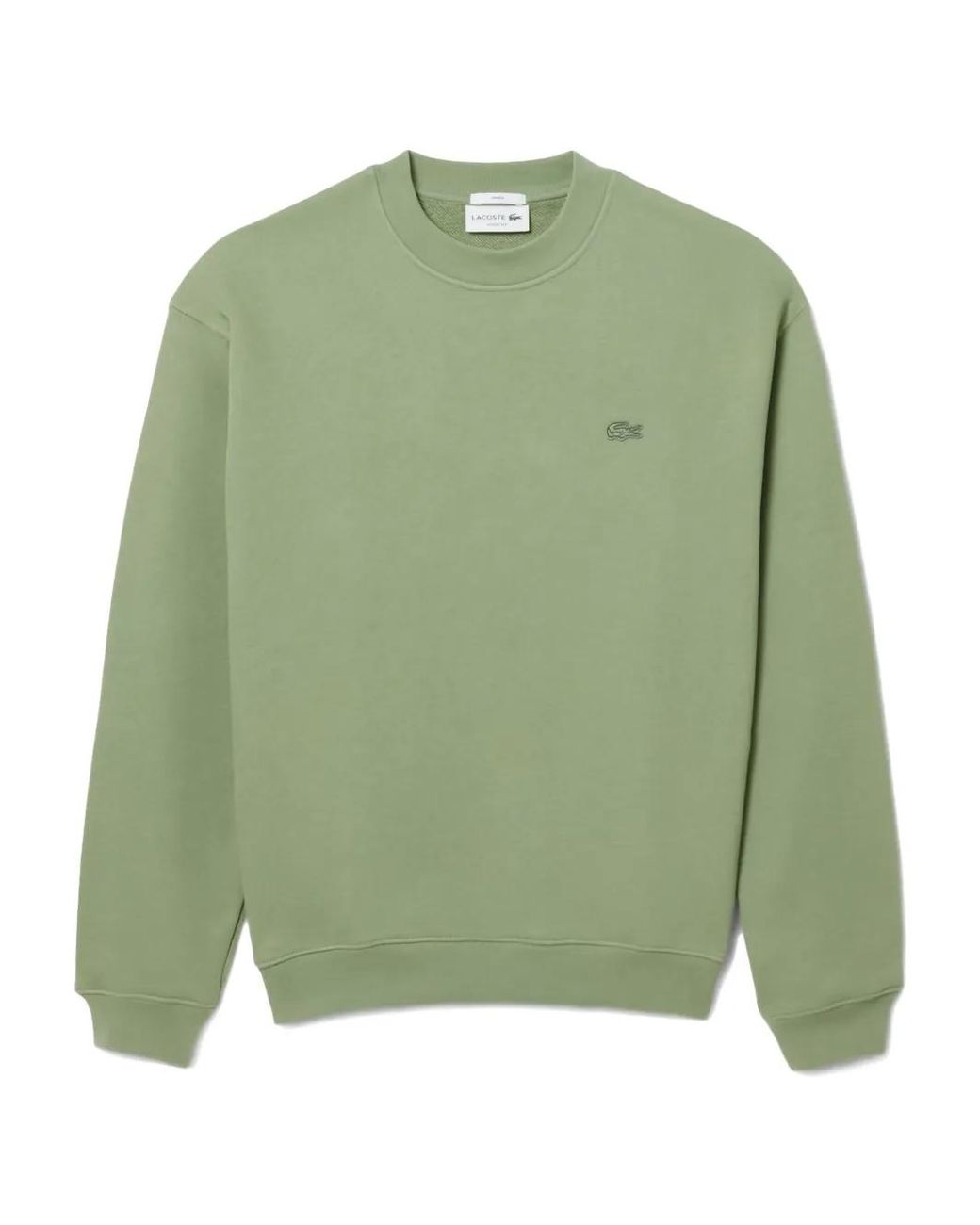 Lacoste Green Loose Fit Heavy Fleece Sweatshirt