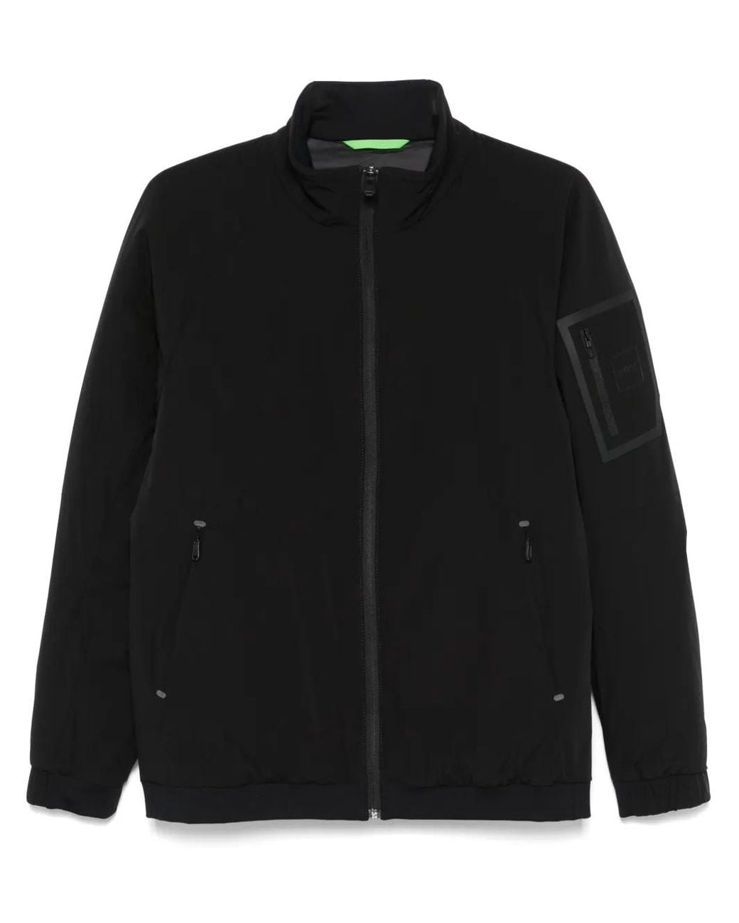 Boss Gefütterte Jacke Mit Logo-Patch in Black für Herren
