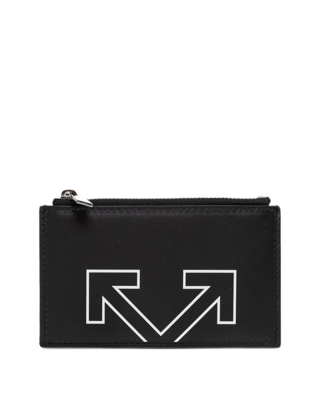 Off-White c/o Virgil Abloh Black Arrows Leather Cardholder for men
