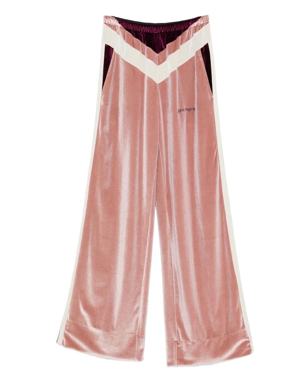 Palm Angels Pink Wide Trousers