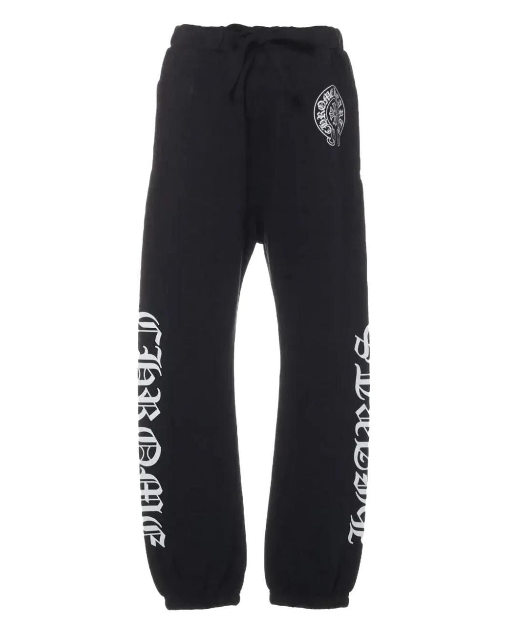 Chrome Hearts Blue Horseshoe-Logo Track Pants for men