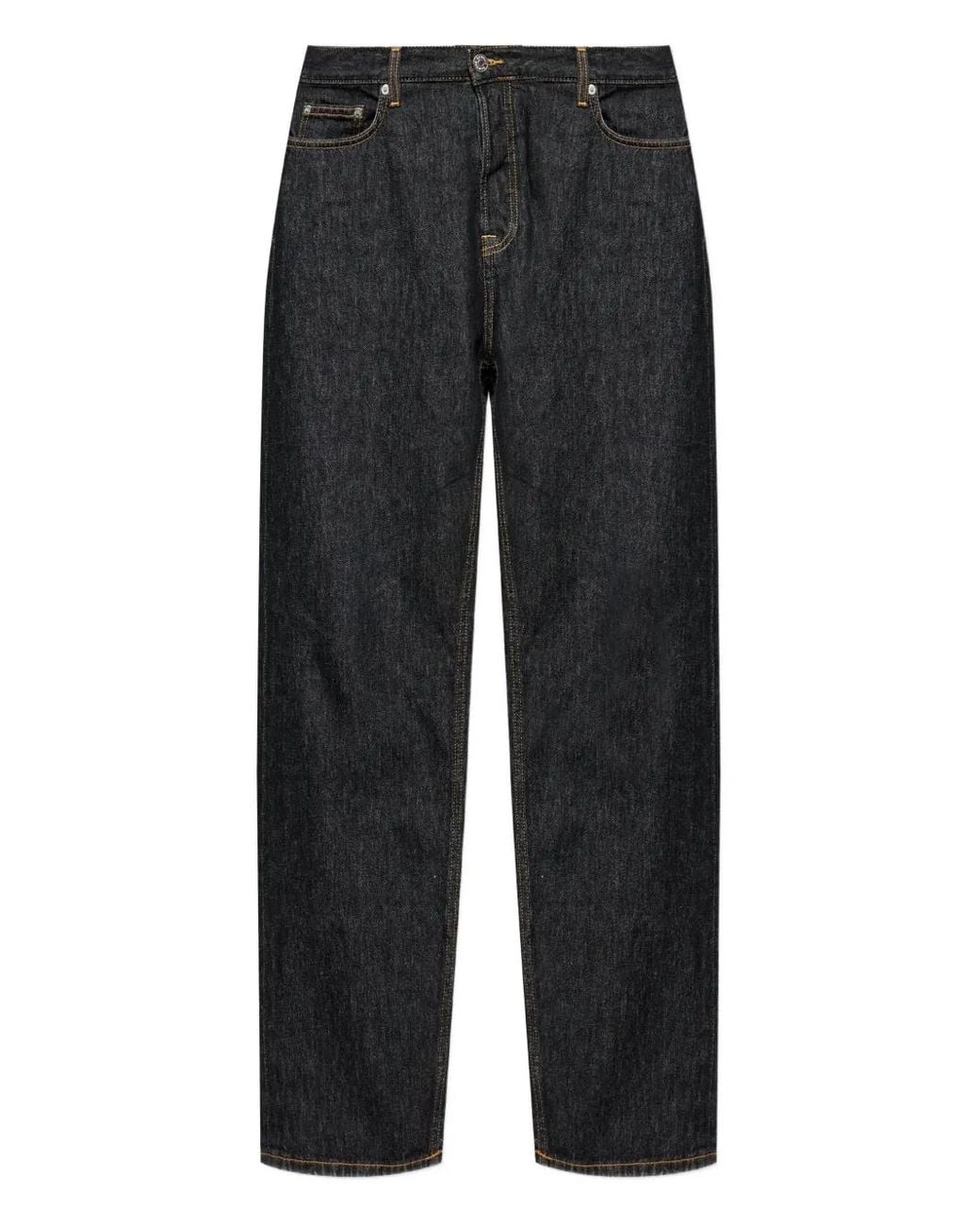Samsøe & Samsøe Black Saeddie Straight-Leg Jeans for men