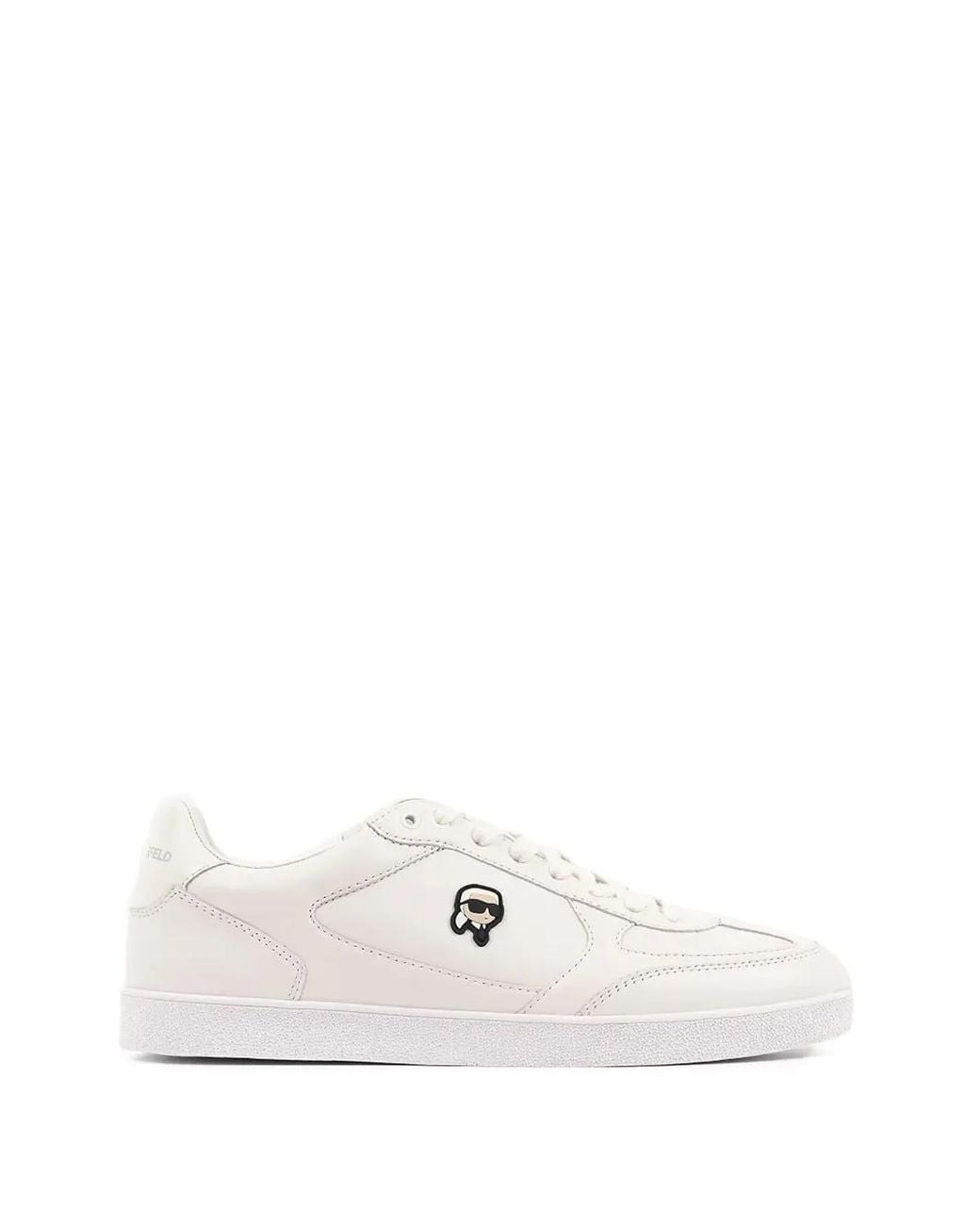 Karl Lagerfeld White Ikon Nft Patch Sneakers for men