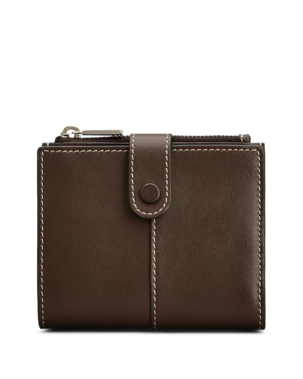 Tod's Brown Logo-Patch Wallet for men