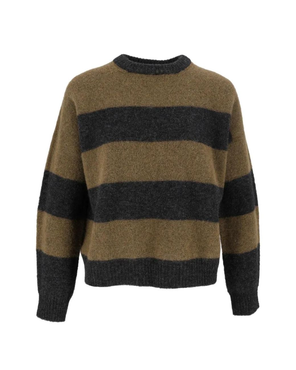 Weekend by Maxmara Black Tuono Horizontal-Stripe Sweater