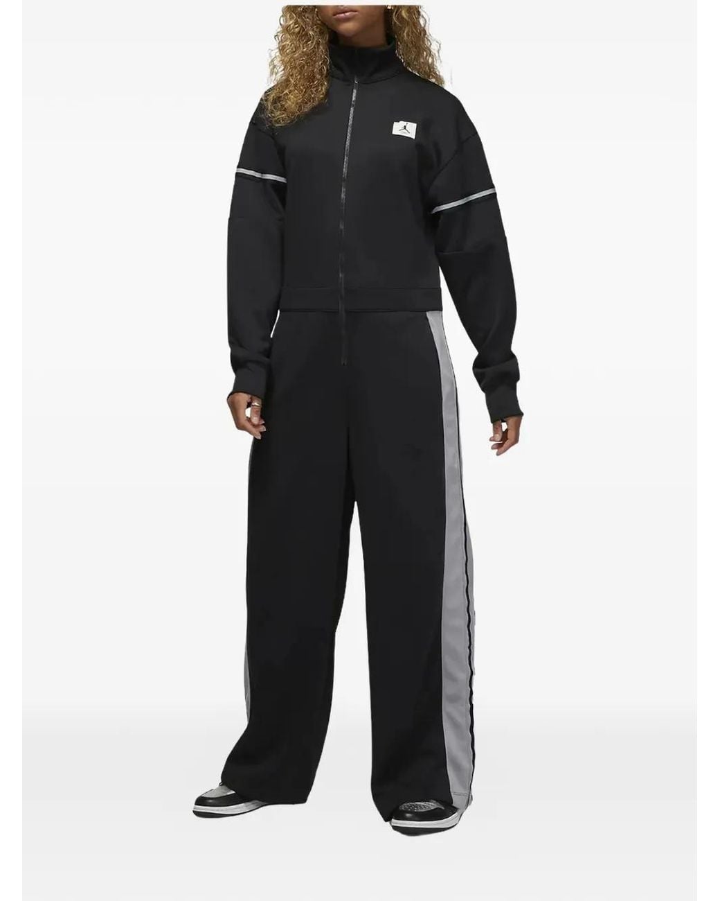 Nike Black Logo-Detail Jumpsuit