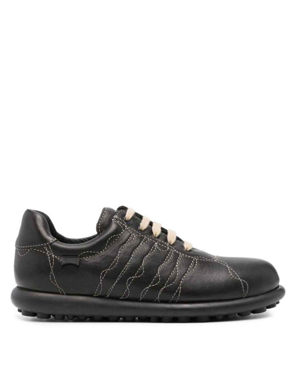 Camper Pelotas Ariel Contrast stitch Leather Sneakers in Black Lyst