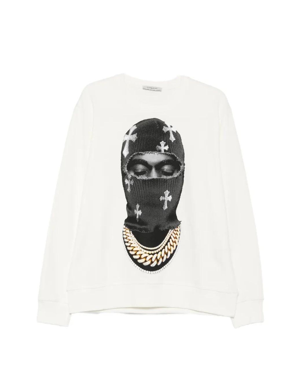 Ih Nom Uh Nit White Graphic-Print Hoodie for men