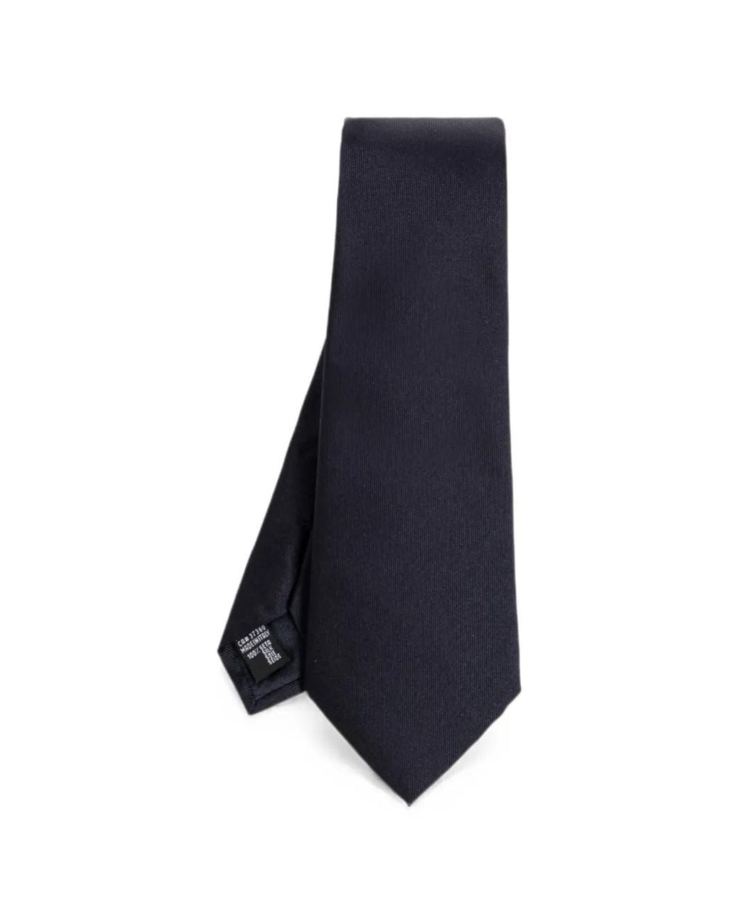 Giorgio Armani Blue Logo-Embroidered Tie for men