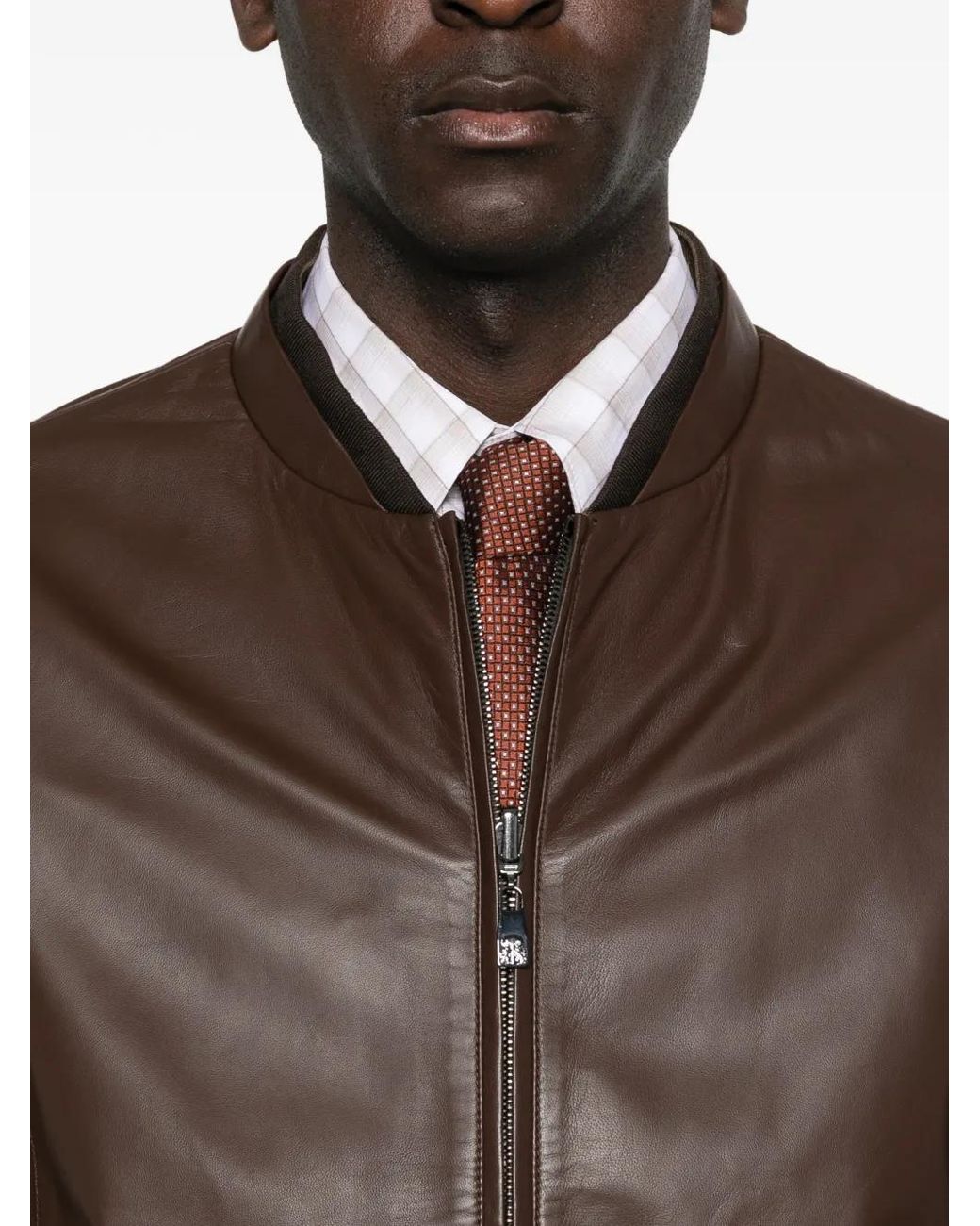 Bomber di Corneliani in Brown da Uomo