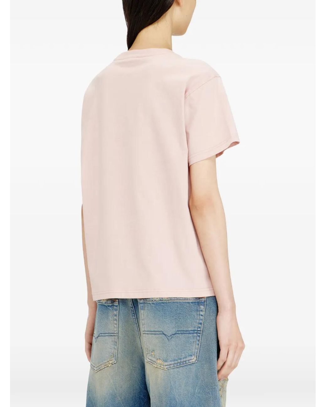 DIESEL Pink 'T-Normy-S6' T-Shirt
