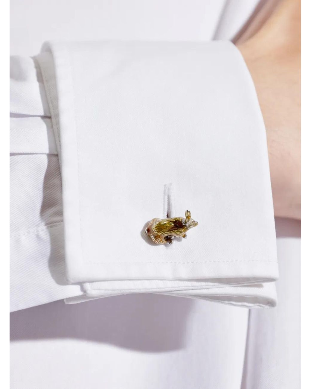 Paul Smith Metallic Rabbit Cufflinks for men