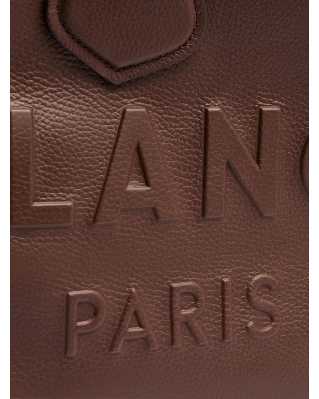 Lancel Brown M Jour Grained Leather Tote Bag
