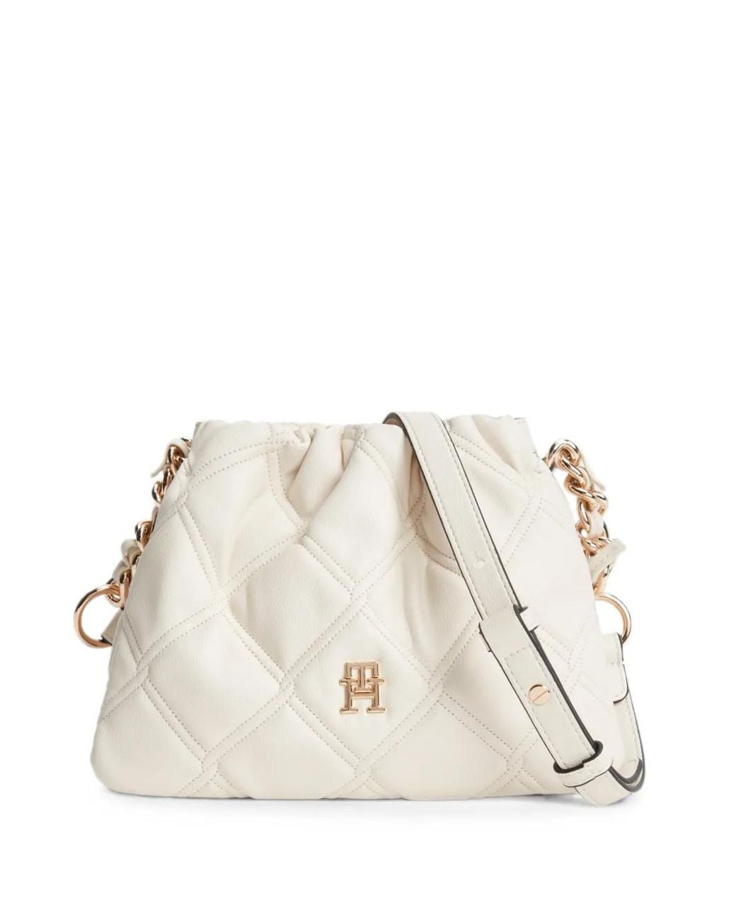 Tommy Hilfiger Natural Sac À Bandoulière À Effet Matelassé