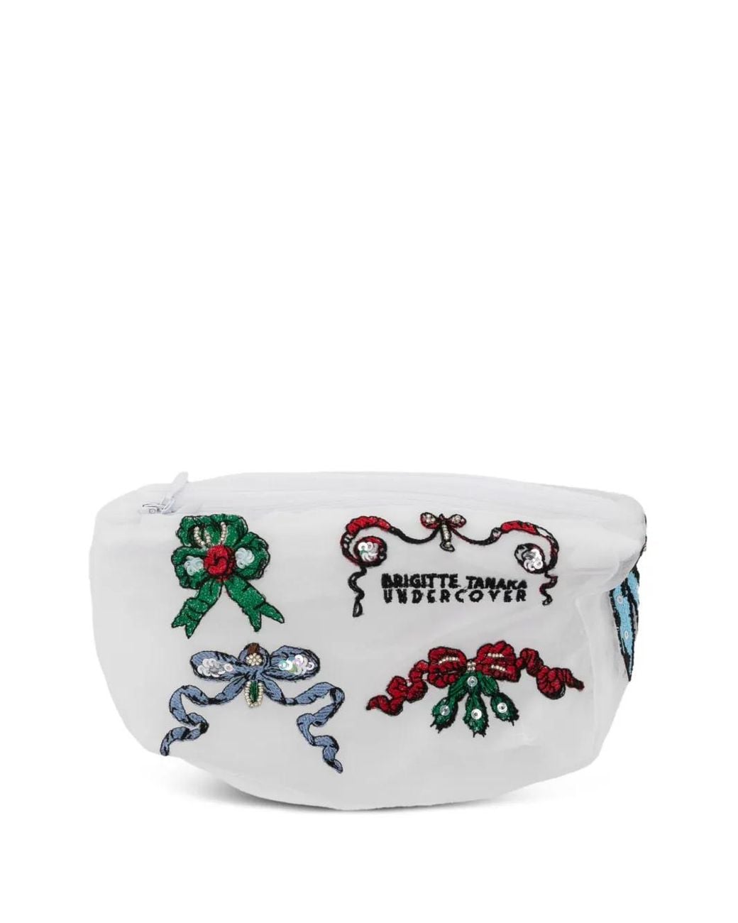 Undercover White X Brigitte Tanaka Embroidered Wallet