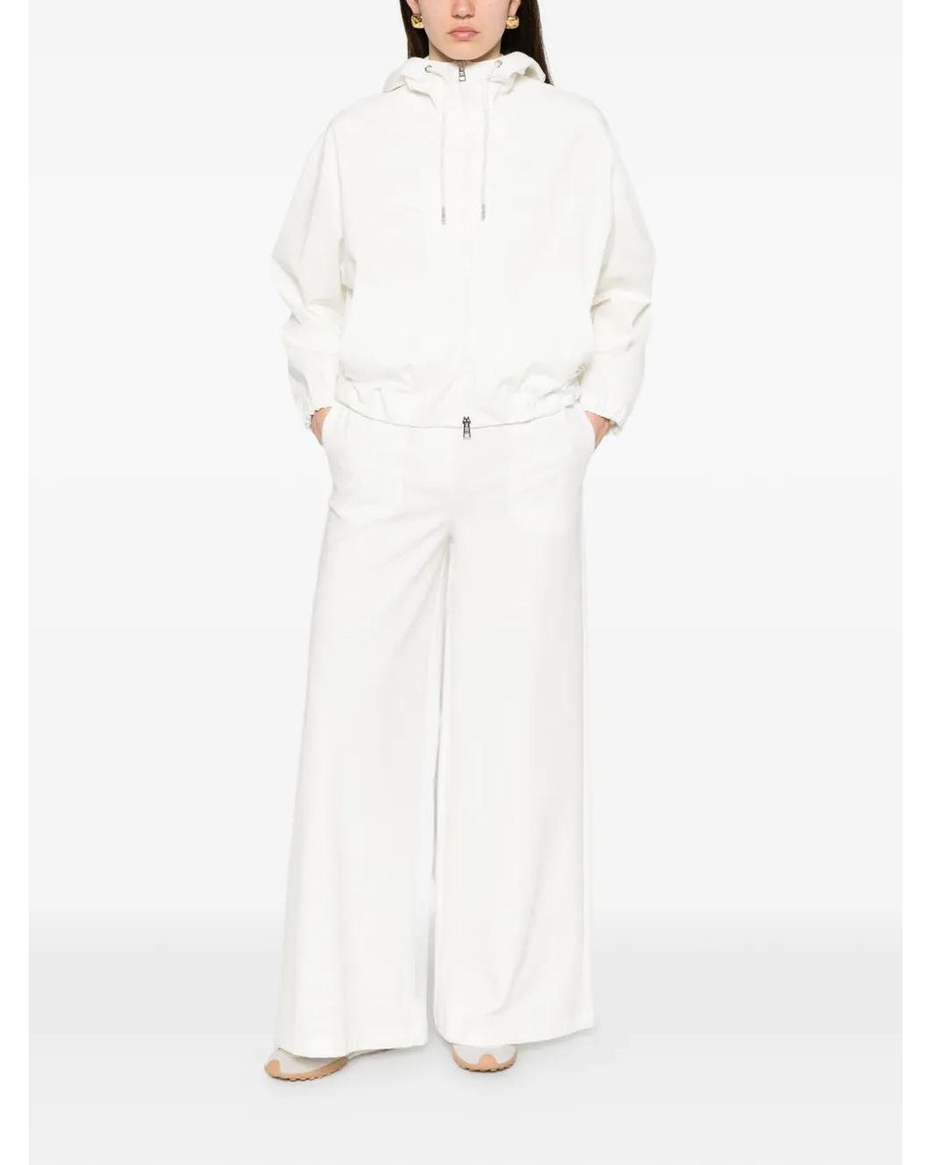 Panicale White Veste À Capuche