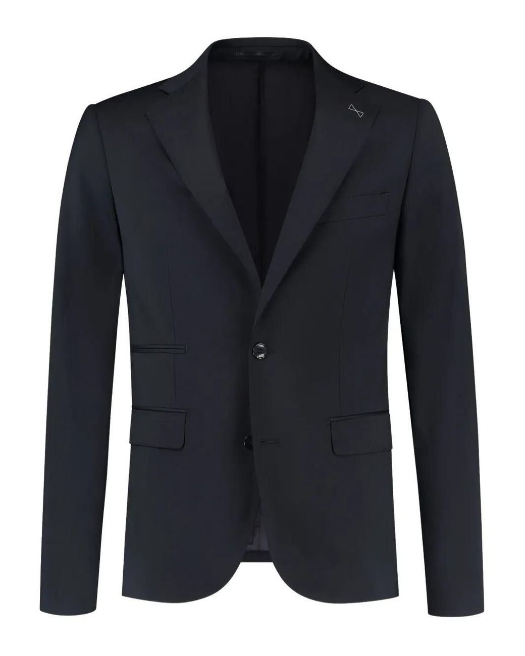 PAUL ZEIST Blue Wool Blazer for men