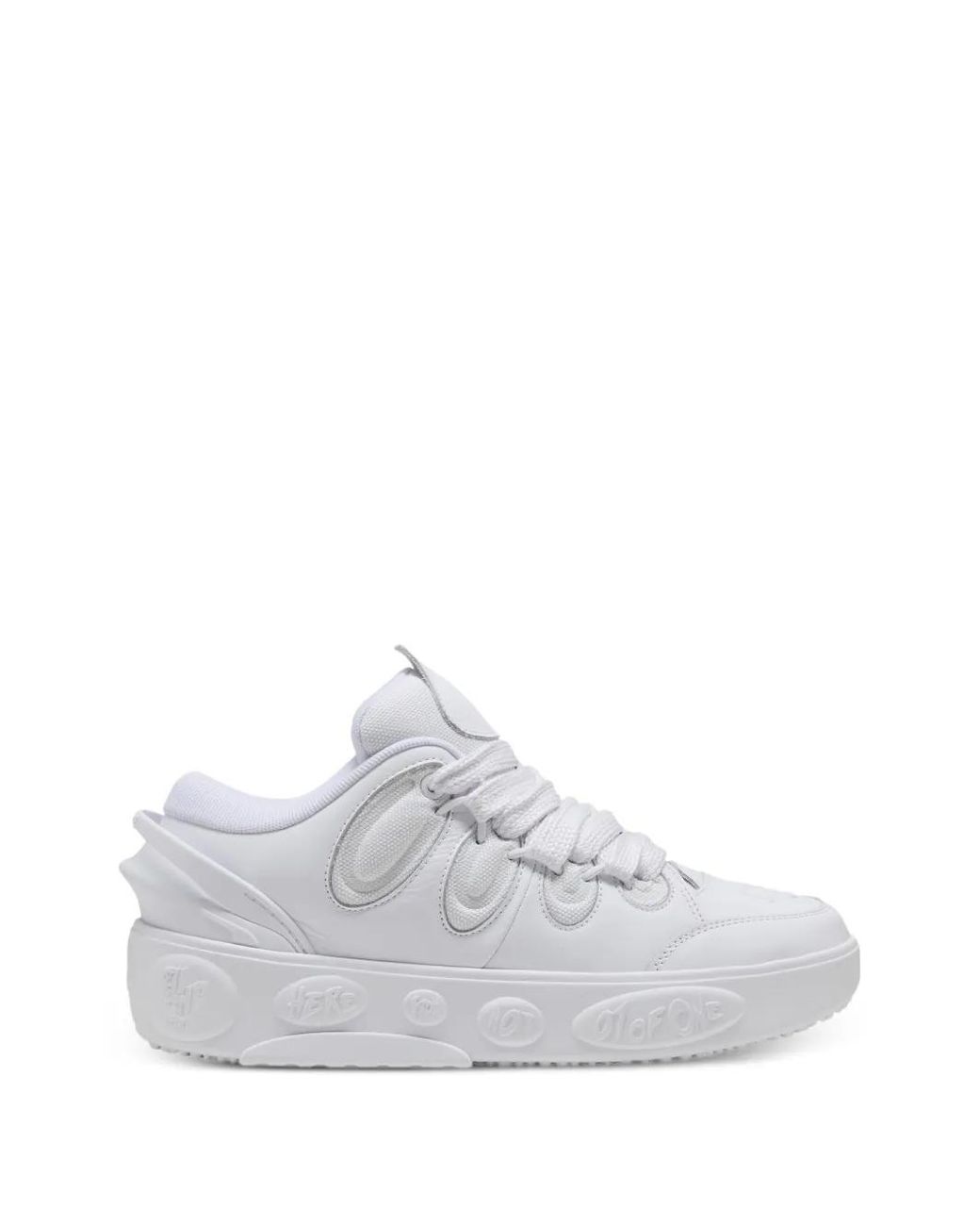 PUMA White Lafrancé Logo-Embossed Platform Sneakers