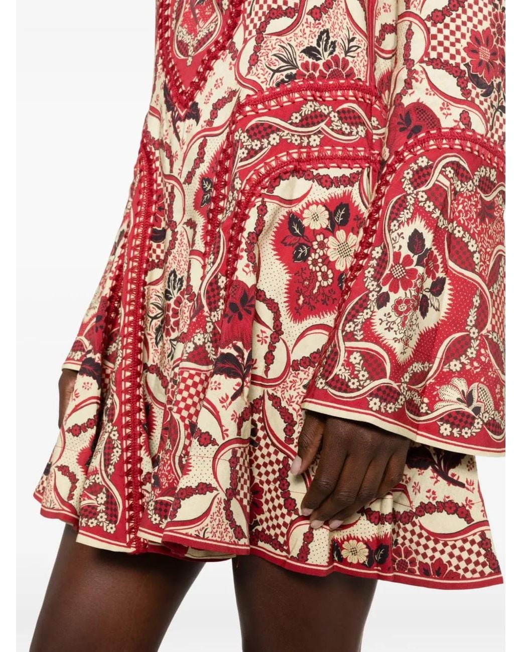 ALÉMAIS Red Kenny Mini Dress