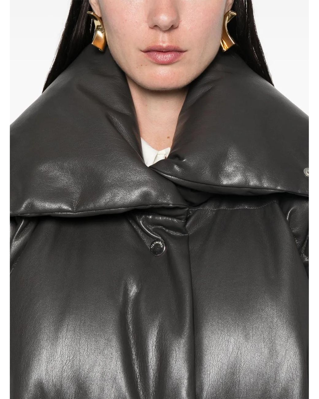 Nanushka Black Re:Down Puffer Jacket
