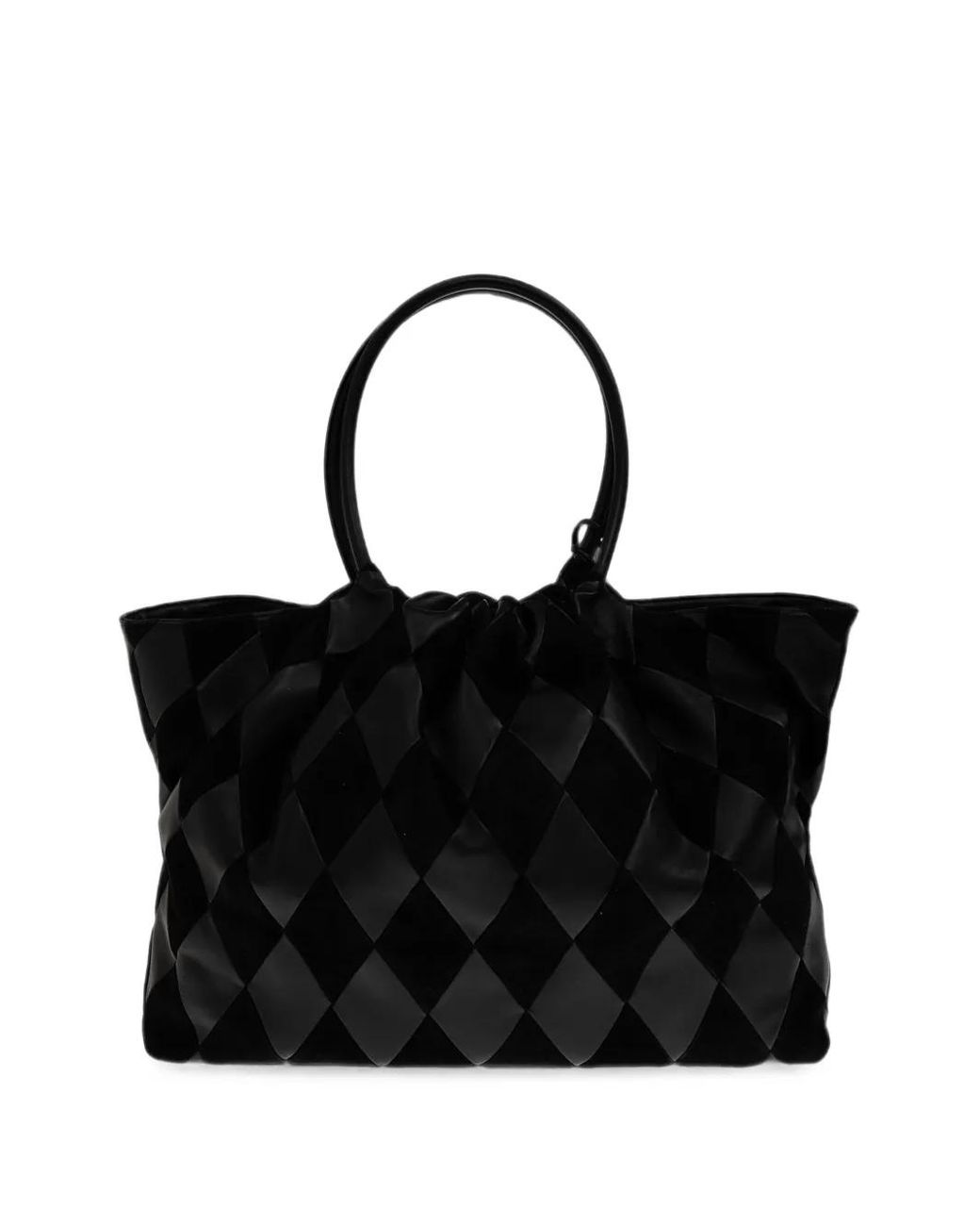 Zimmermann Black Cloud 91 Harlequin-Patchwork Tote Bag