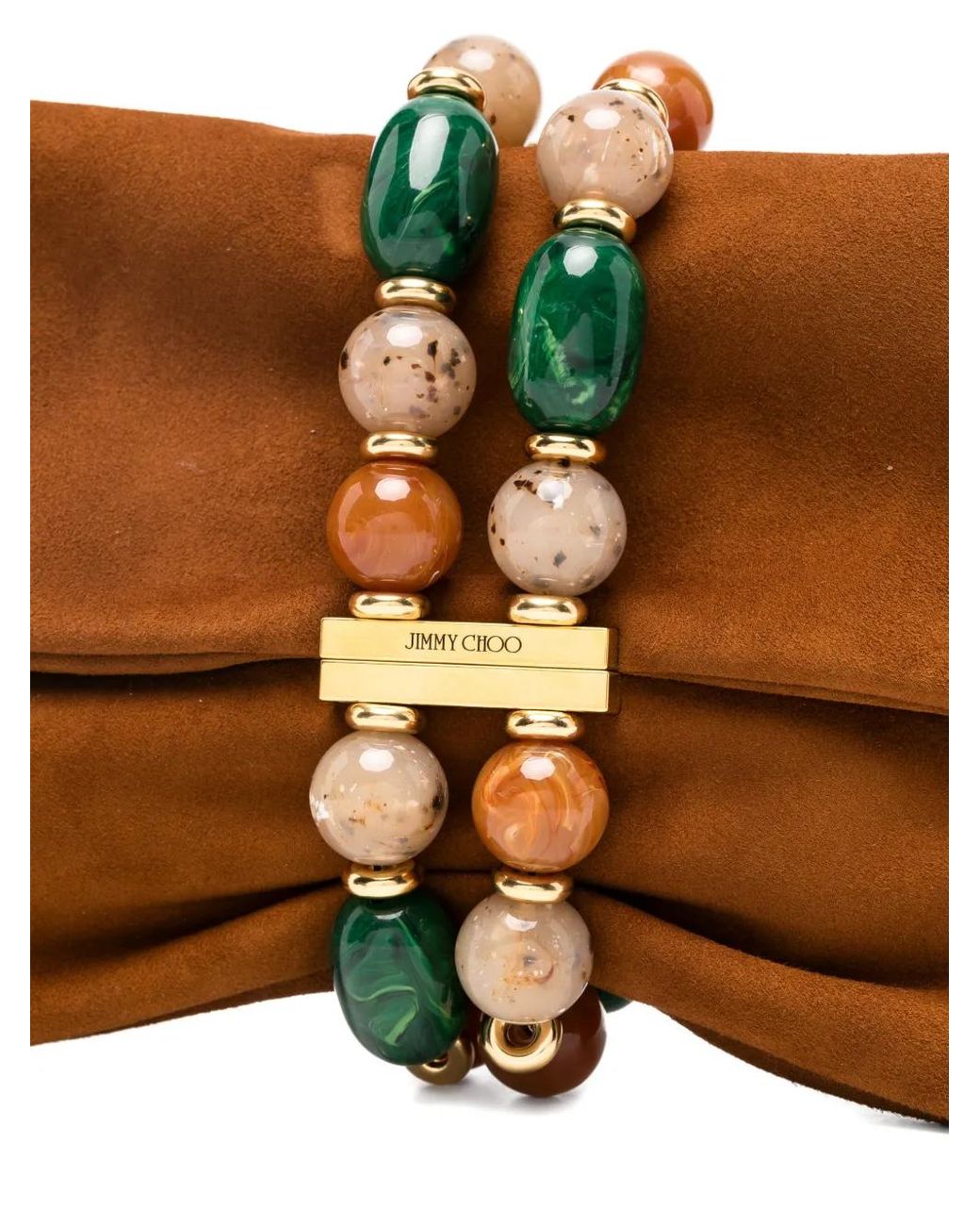 Jimmy Choo Brown Zandra Clutch Bag