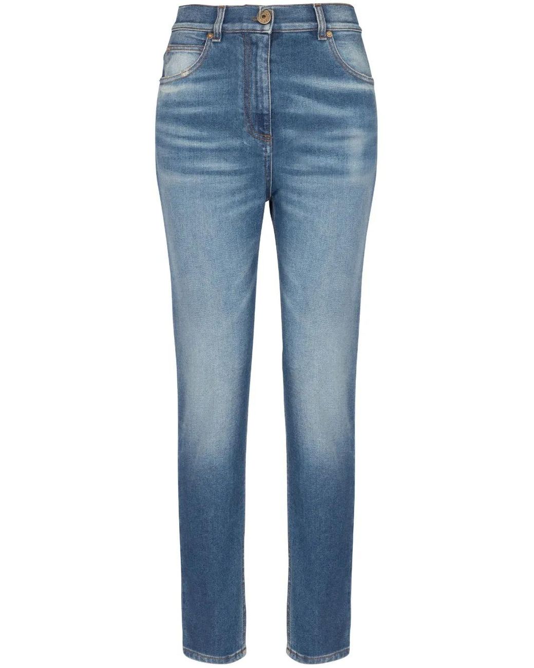 Balmain Blue Skinny Jeans