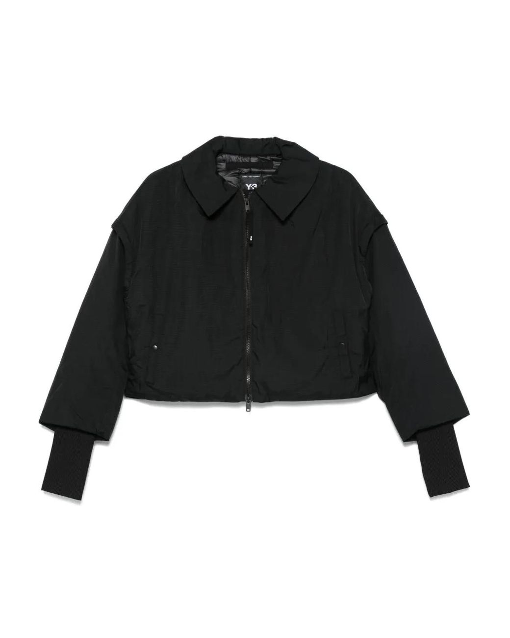 Y-3 Black Jacke Mit Reißverschluss