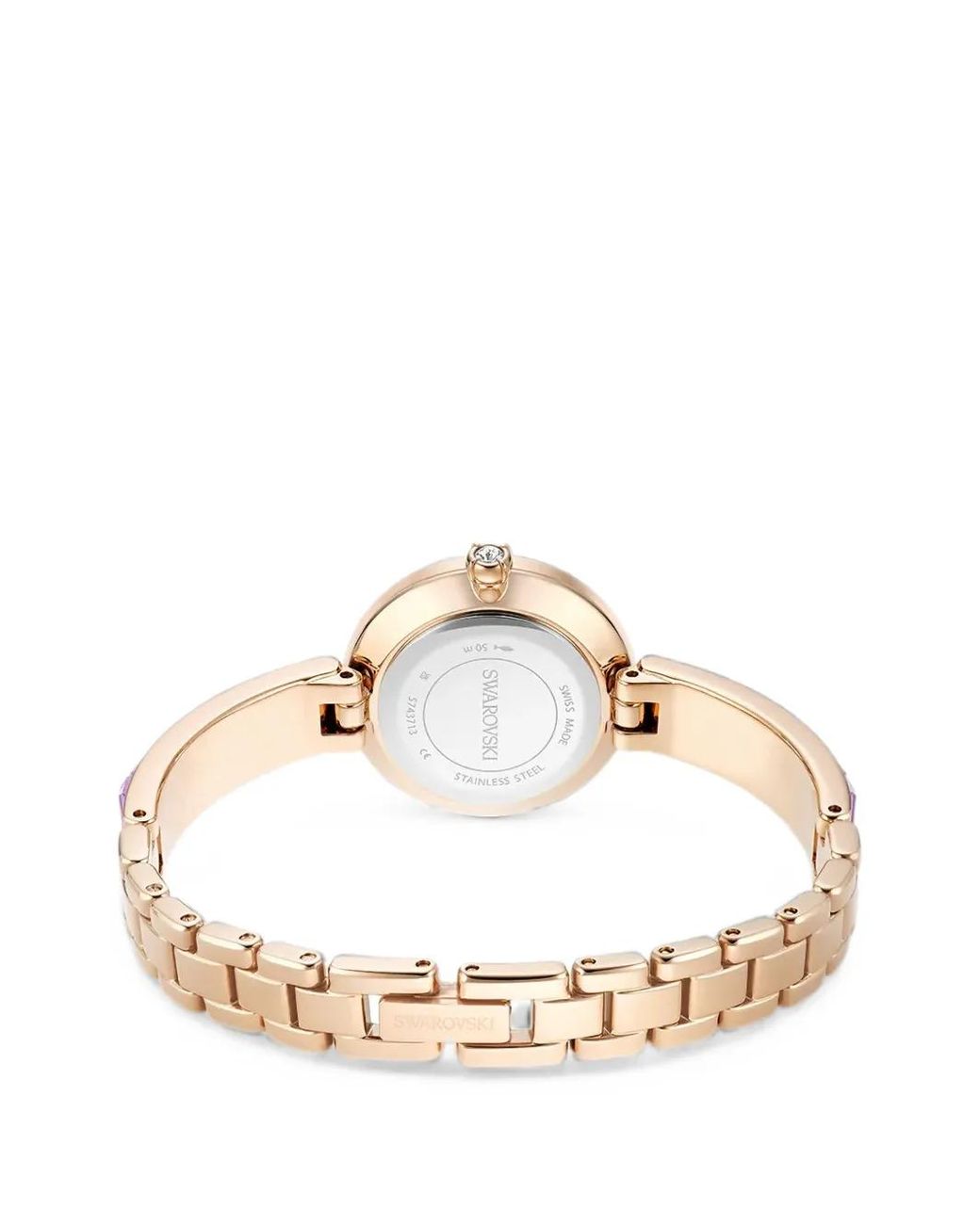 Swarovski Purple Matrix Bangle Watch