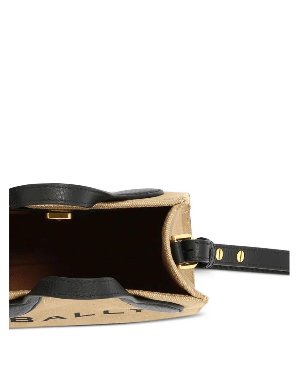 Bally Natural Bar Logo-Print Tote Bag