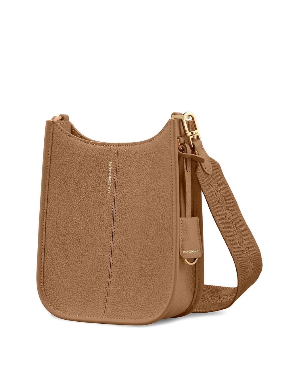 Maison De Sabre Brown Mini Saddle Bag