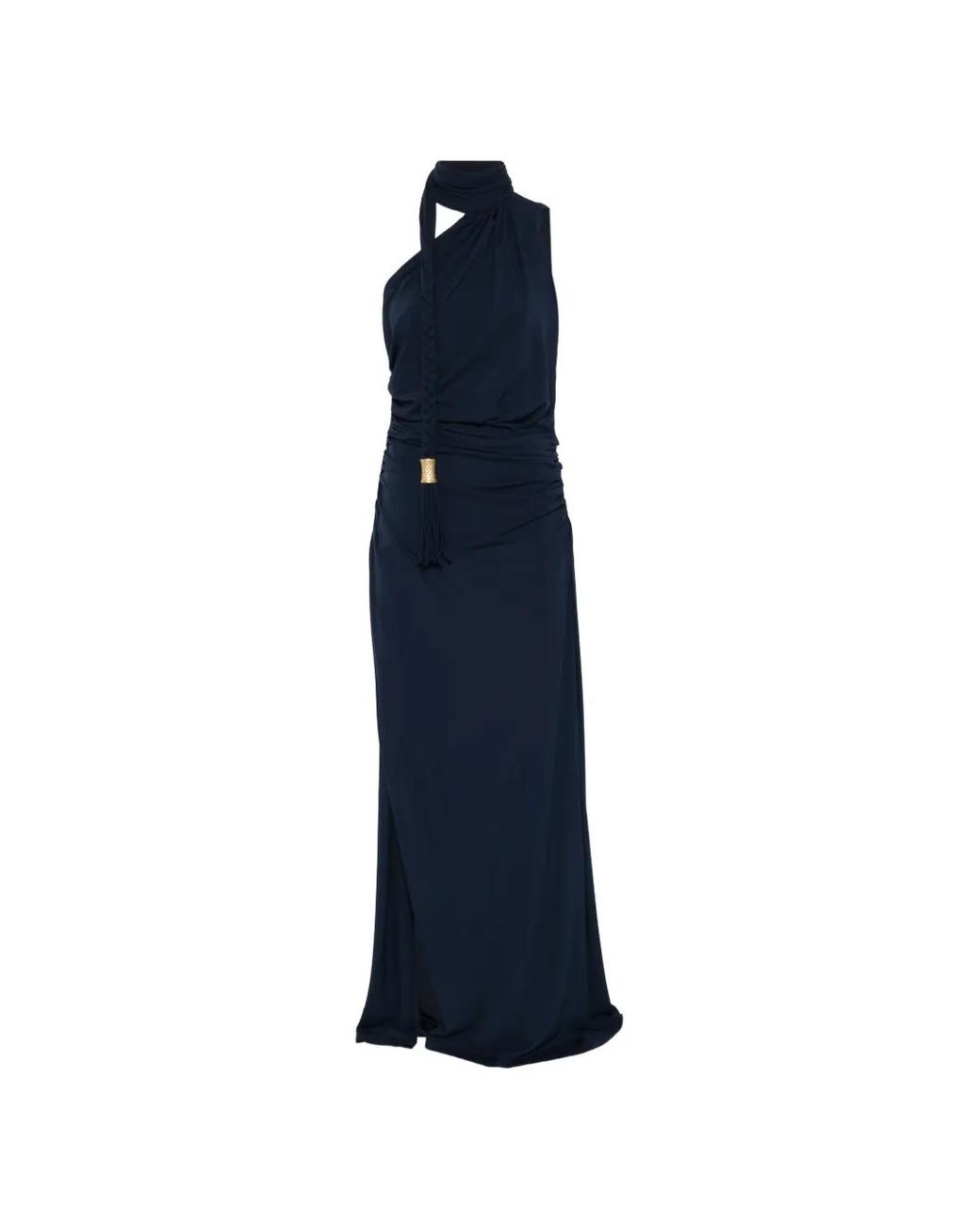 Jonathan Simkhai Blue Tie-Detail Maxi Dress