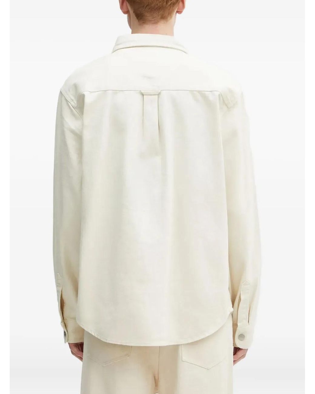 Carhartt White Clink Patch-Pocket Overshirt for men