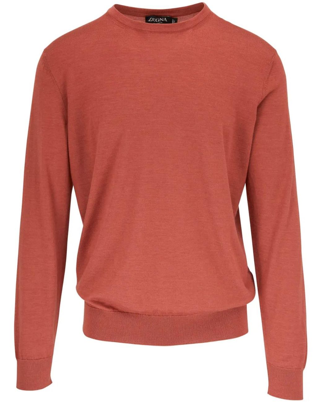 Zegna Red Pull À Encolure Ronde for men