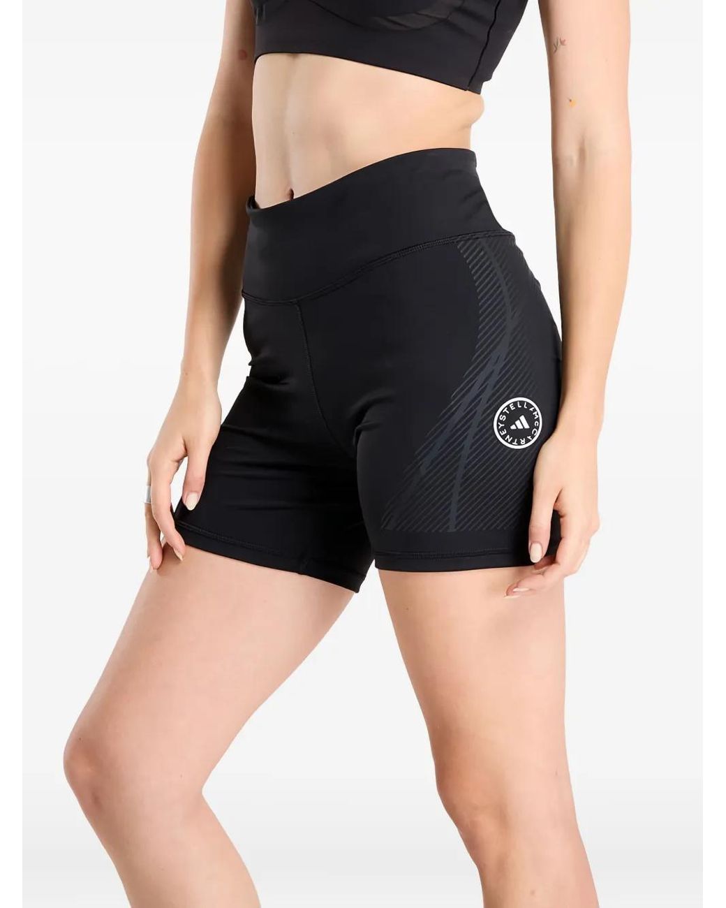 Adidas By Stella McCartney Black Truepace Legging Shorts