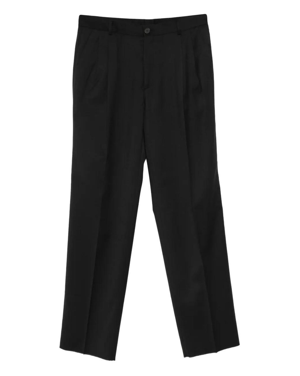 Manuel Ritz Black Pleated Trousers for men