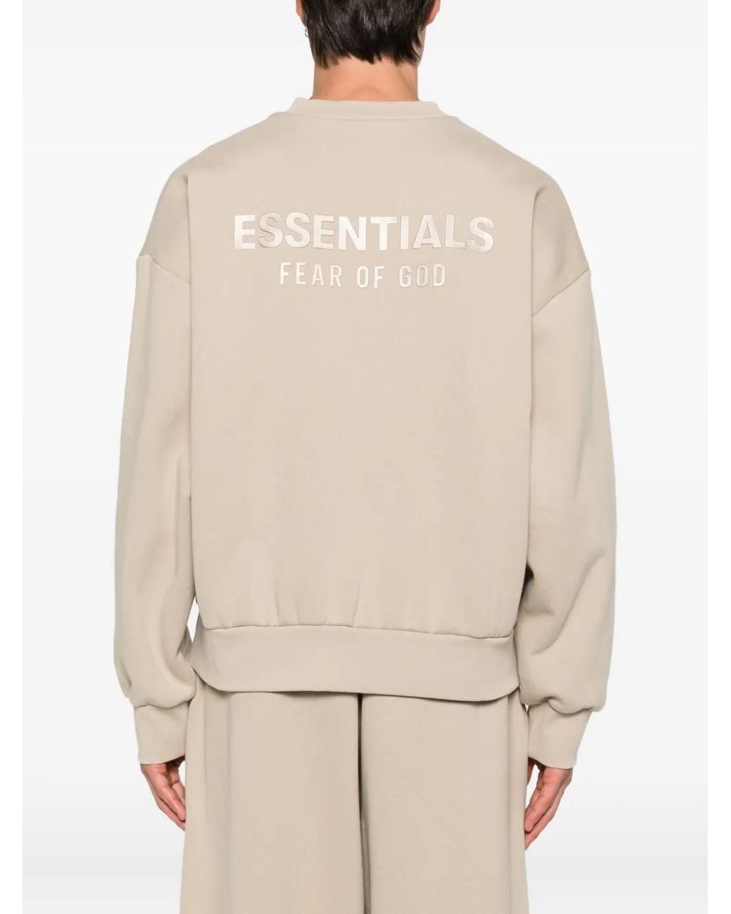 Fear Of God Natural Crew-Neck Cotton Sweatshirt for men