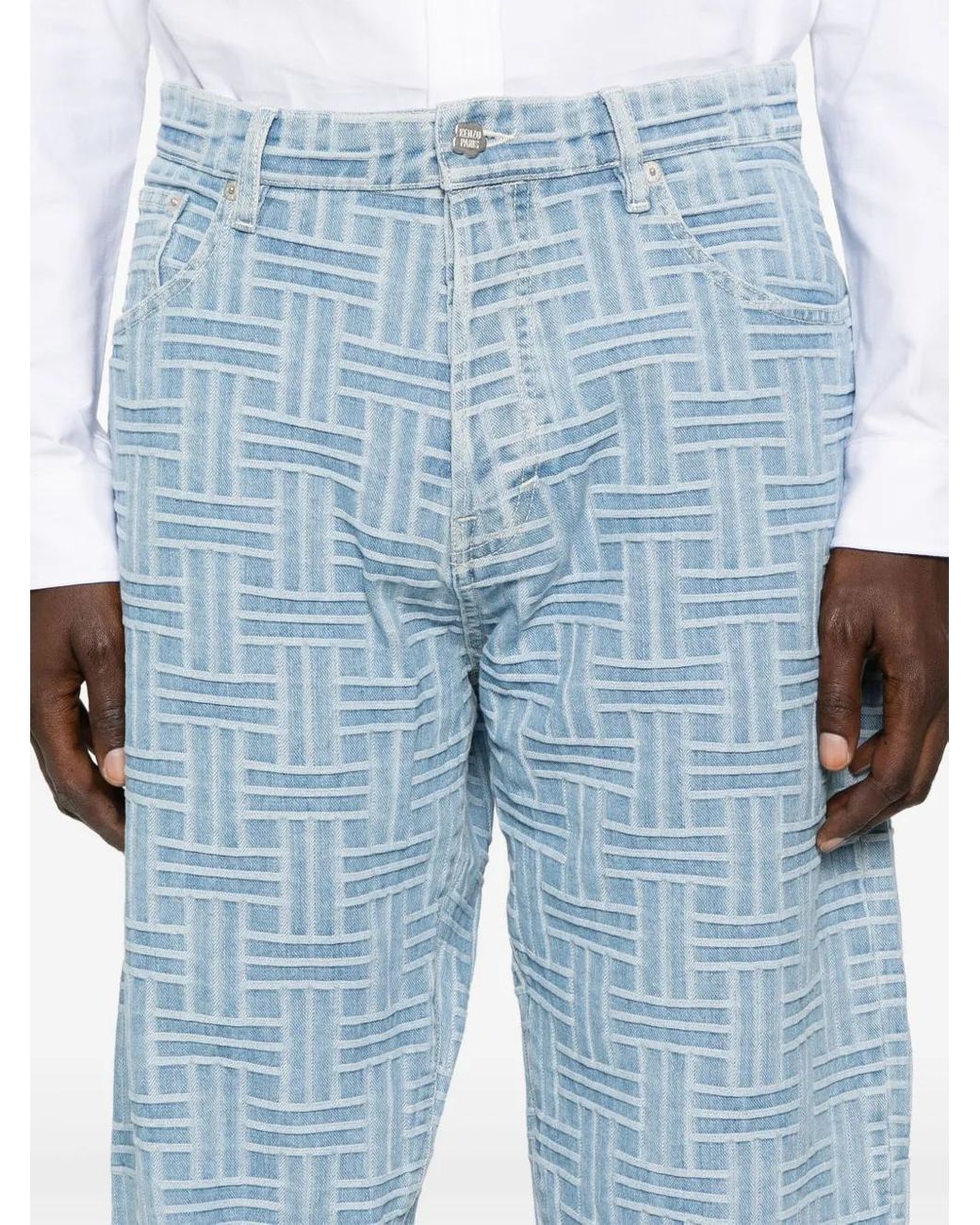 Vaqueros Weave Bottan KENZO de hombre de color Blue