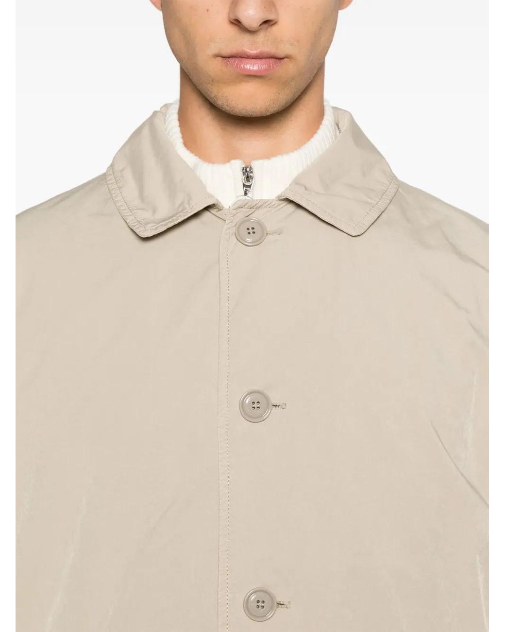Aspesi Natural Vodka Trench Coat for men