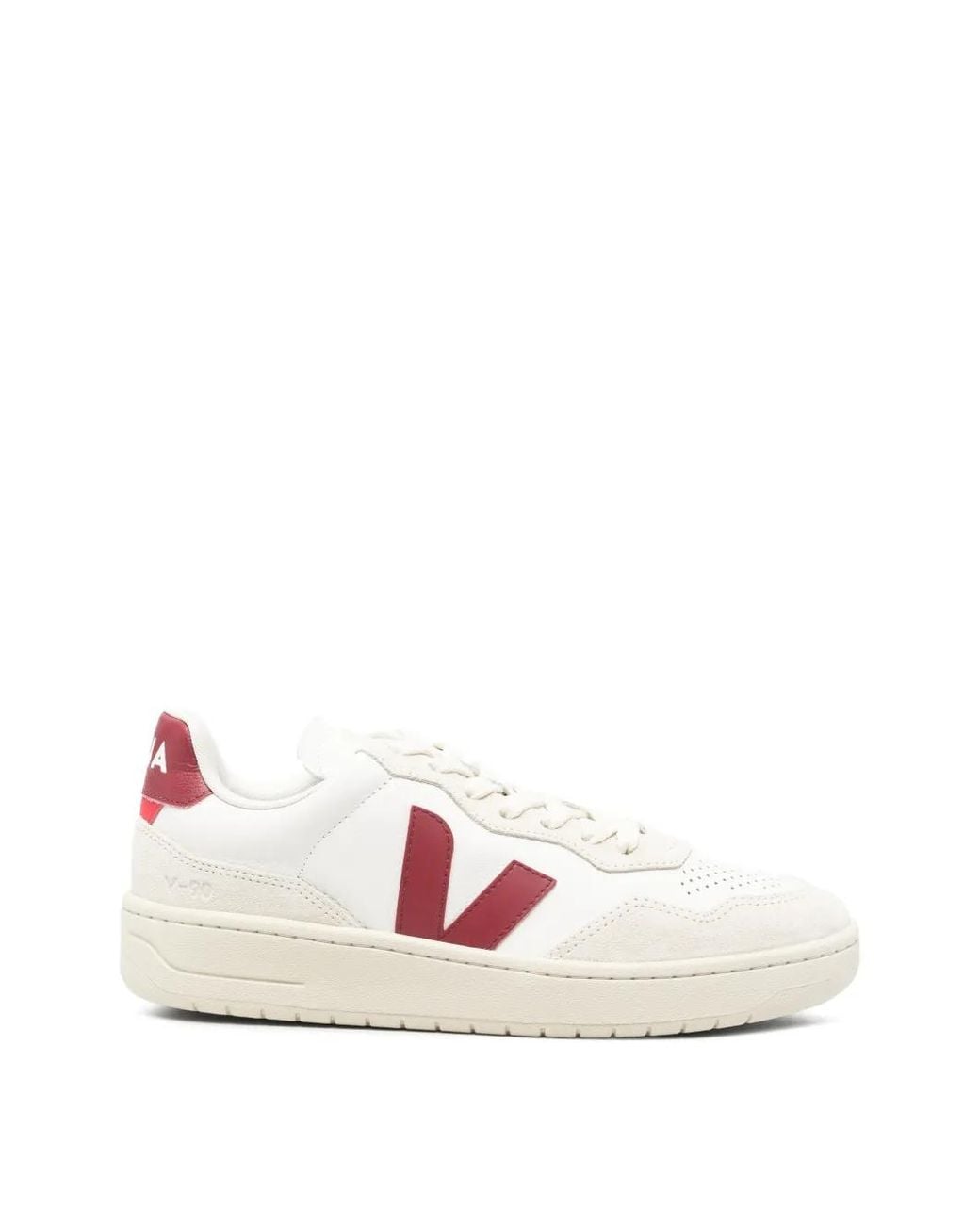 Veja Pink V-90 Leather Sneakers